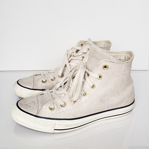 Converse Shoes - Converse Chuck Taylor All Star Hi Egret Iridescent